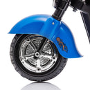 6V Kids Ride-On Blue 3-Wheel Chopper Trike Motorcycle with Headlight and Horn Magic Cars 13