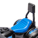 6V Kids Ride-On Blue 3-Wheel Chopper Trike Motorcycle with Headlight and Horn Magic Cars 7