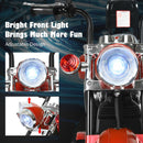 6V Kids Ride-On Red 3-Wheel Chopper Motorcycle Trike with Headlight Magic Cars 5