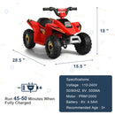 6V Kids Electric Ride-On ATV with 4 Wheels Ride-On Car Toy for Toddlers Magic Cars 8