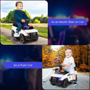 6V Kids Electric Ride-On Car with Megaphone, Siren, and Flashing Lights Magic Cars 4