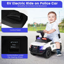 6V Kids Electric Ride-On Car with Megaphone, Siren, and Flashing Lights Magic Cars 8