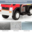 6V Battery-Powered Kids Ride-On Fire Engine with Siren, Lights, and Music Magic Cars 4