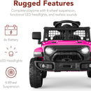 6V Mini Electric Truck for Kids with Remote Control, LED Lights, and Horn in Pink Magic Cars 5