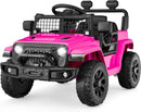 6V Mini Electric Truck for Kids with Remote Control, LED Lights, and Horn in Pink Magic Cars 7