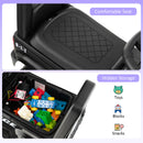6V Battery-Powered Kids Ride-On Police Car Toy with Side Megaphone in Black Magic Cars 4