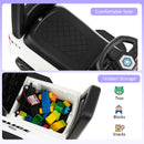 6V Battery-Powered Kids Ride-On Police Car Toy Vehicle with Side Megaphone and Music Magic Cars 4