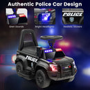 6V Kids Electric Ride-On Police Car Toy with Megaphone, Siren, and Lights Magic Cars 3