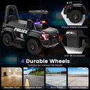 6V Kids Electric Ride-On Police Car Toy with Megaphone, Siren, and Lights Magic Cars 8