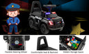 6V Kids Ride-On Police Car with Megaphone, Siren, and Flashing Lights for Toddlers Magic Cars 12
