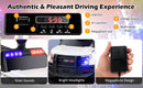 6V Kids Ride-On Police Car with Megaphone, Siren, and Flashing Lights for Toddlers Magic Cars 13