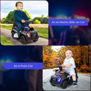 6V Kids Ride-On Police Car with Megaphone, Siren, and Flashing Lights for Toddlers Magic Cars 7