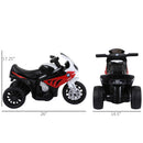 6V Kids Ride-On Toddler Motorcycle with Headlight, Music, and 3 Wheels for Ages 1-3 Years Magic Cars 1