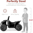 6V Kids Ride-On 4-Wheeler Quad ATV Toy Car with 1.8 MPH Max Speed and Treaded Tires Magic Cars 1