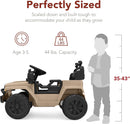 6V Electric Mini Ride-On Truck for Kids with 2-Speed Parent Remote Control Magic Cars 1