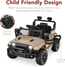 6V Electric Mini Ride-On Truck for Kids with 2-Speed Parent Remote Control Magic Cars 4