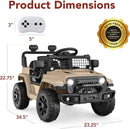 6V Electric Mini Ride-On Truck for Kids with 2-Speed Parent Remote Control Magic Cars 6