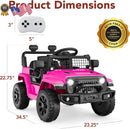 6V Electric Kids Ride-On Mini Truck with 4 Wheels and Parent Remote Control Magic Cars 6