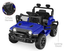6V Blue Kids Ride-On Jeep Truck with LED and Parent Remote Control for Ages 3 to 5 Magic Cars 5