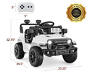 6V Kids LED Ride-On Jeep Truck with Parent Remote Control and Music, Ages 3-5 Magic Cars 2