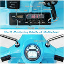 6V Kids Ride-On Vespa Scooter Motorcycle with Headlight Magic Cars 10