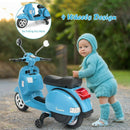 6V Kids Ride-On Vespa Scooter Motorcycle with Headlight Magic Cars 6