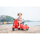 6V Licensed Orange Kids' Vespa Scooter Motorcycle with Sidecar Toy Magic Cars 13