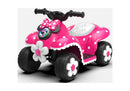 6V Battery-Powered Minnie Mouse Kids Quad Ride-On with Realistic Horn and 2 MPH Speed for Ages 3+ Magic Cars 1