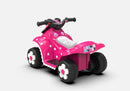6V Battery-Powered Minnie Mouse Kids Quad Ride-On with Realistic Horn and 2 MPH Speed for Ages 3+ Magic Cars 2
