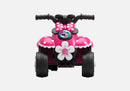 6V Battery-Powered Minnie Mouse Kids Quad Ride-On with Realistic Horn and 2 MPH Speed for Ages 3+ Magic Cars 3