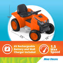 6V Ride-On Electric Lawn Mower Toy Car for Kids and Toddlers Outdoor Play Magic Cars 5