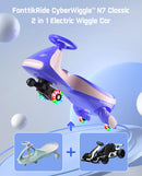 6V N7 Classic Electric Wiggle Car with Pedal and Rechargeable Battery Magic Cars 1