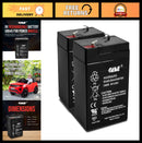 6V 4.5Ah Rechargeable Battery for Ride-On Toys and Emergency Lighting Magic Cars Variant 0