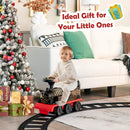 6V Rechargeable Battery Powered Kids Electric Ride-On Train with Durable Wheels Magic Cars 4