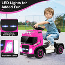 6V Rechargeable Battery Kids Electric Ride-On Truck Car with Adjustable Height Seat Magic Cars 7