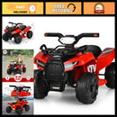 6V Red Electric Ride-On ATV for Kids with Storage, Music, and Lights Magic Cars Variant 0