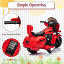 6V Ride-On Motorcycle Car for Toddlers with USB, AUX, and Headlight in Red Magic Cars 2