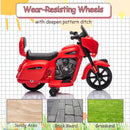 6V Ride-On Motorcycle Car for Toddlers with USB, AUX, and Headlight in Red Magic Cars 5