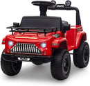 6V Red Ride-On Car for Kids 3-6 Years with LED Lights, Rear Storage, and Horn Magic Cars 0