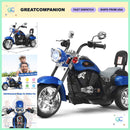 Blue 6V Chopper Motorcycle for Kids with Horn & Headlight, Perfect Outdoor Fun Magic Cars Variant 0