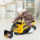3-in-1 Electric Excavator Ride-On Tractor with Adjustable Arms and Sound Features Magic Cars 2