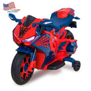 6V Battery-Powered Spiderman Ride-On Motorcycle Toy for Kids Ages 3+ Magic Cars 0