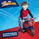 6V Battery-Powered Spiderman Ride-On Motorcycle Toy for Kids Ages 3+ Magic Cars 6