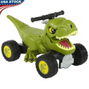 6V T-Rex Ride-On Quad with Interactive Dino Sound and Action Features for Ages 18 Months to 3 Years Magic Cars Variant 0