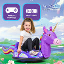 6V Unicorn Bumper Car - Kids Electric Ride-On Toy for Toddlers Magic Cars 4