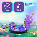 6V Unicorn Bumper Car - Kids Electric Ride-On Toy for Toddlers Magic Cars 6