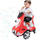 6V Dual Drive Electric Ride-On Car for Kids with Automatic Bubble Feature 3-5 Years Magic Cars 0
