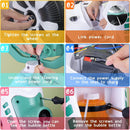 6V Dual Drive Electric Ride-On Car for Kids with Automatic Bubble Feature 3-5 Years Magic Cars 9