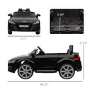 6V Battery-Powered Luxury Audi TT RS Riding Toy Car with Kids Seat Magic Cars 13
