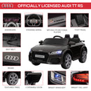 6V Battery-Powered Luxury Audi TT RS Riding Toy Car with Kids Seat Magic Cars 16